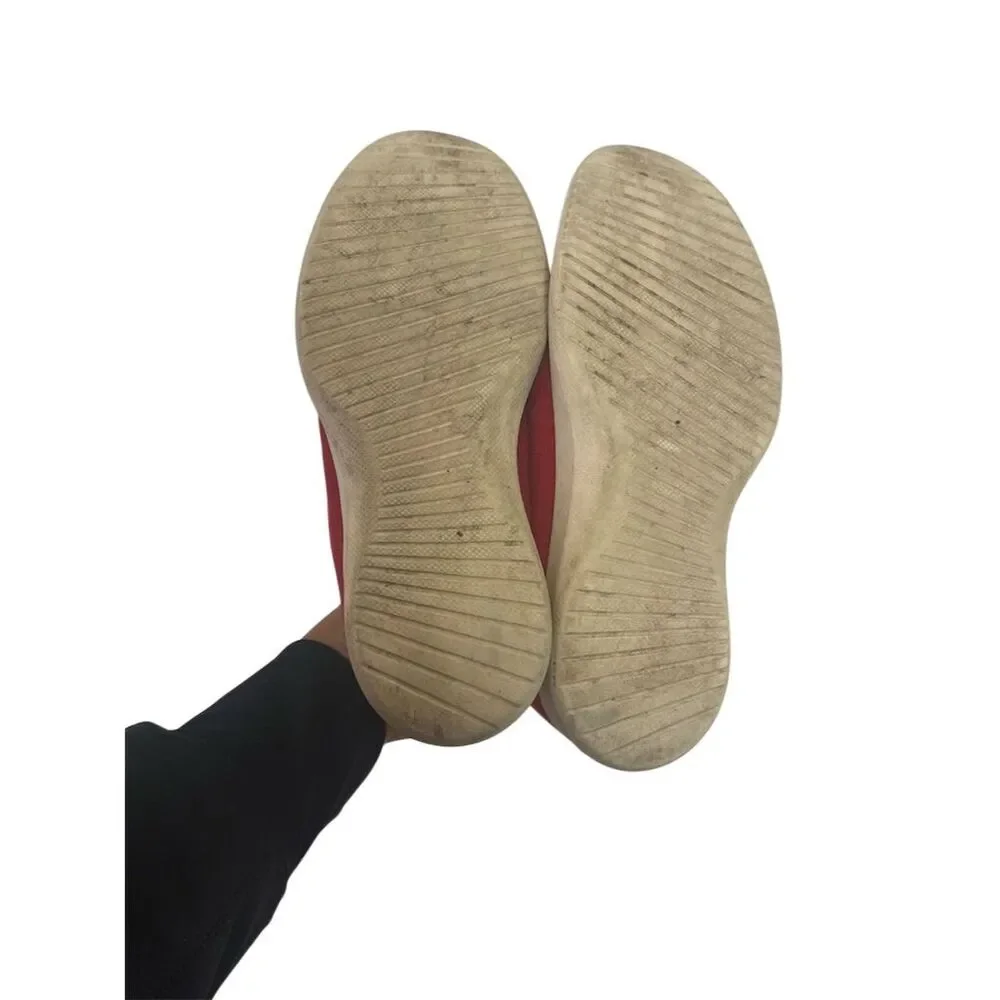 Allbirds Women's Wool Runners Red Lace Up Sneakers Size 9 - Picture 5 of 8